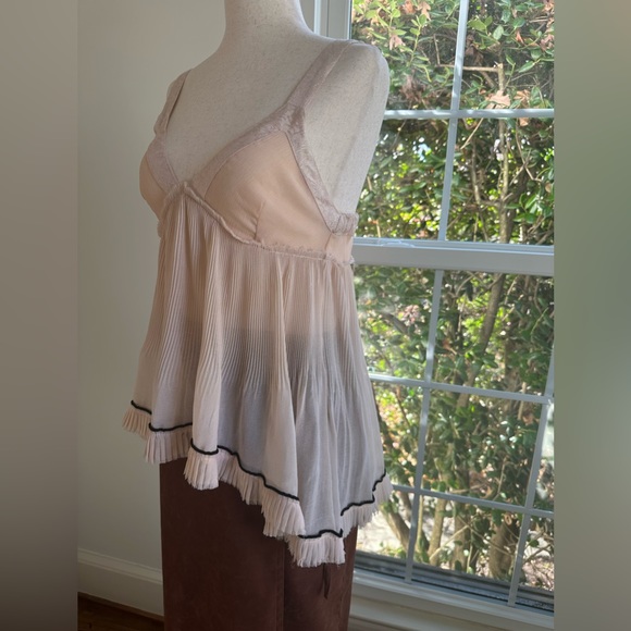 RARE FP ONE Ballet Pink Sheer Babydoll Top BEAUTIFUL DREAMY Sz XS - Picture 8 of 17